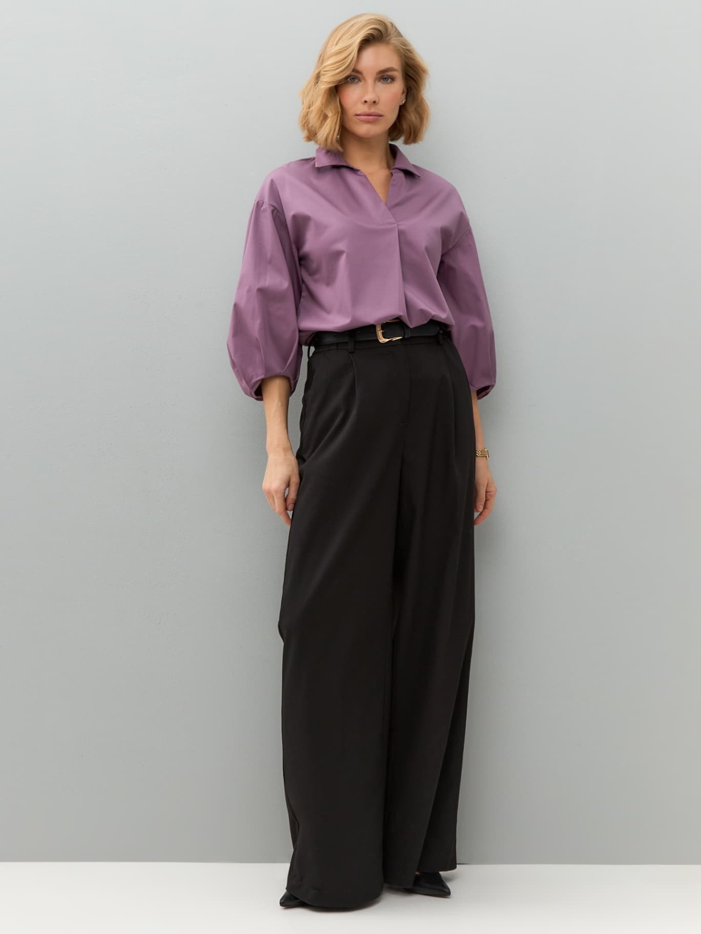 Рубашка офисная оверсайз, блузка - image 2